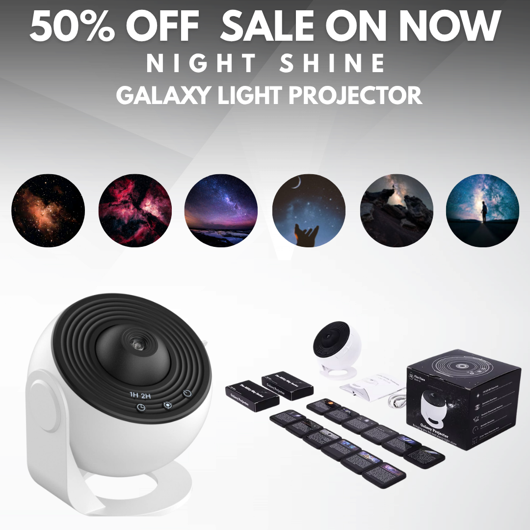 Night Shine Galaxy Light Projector