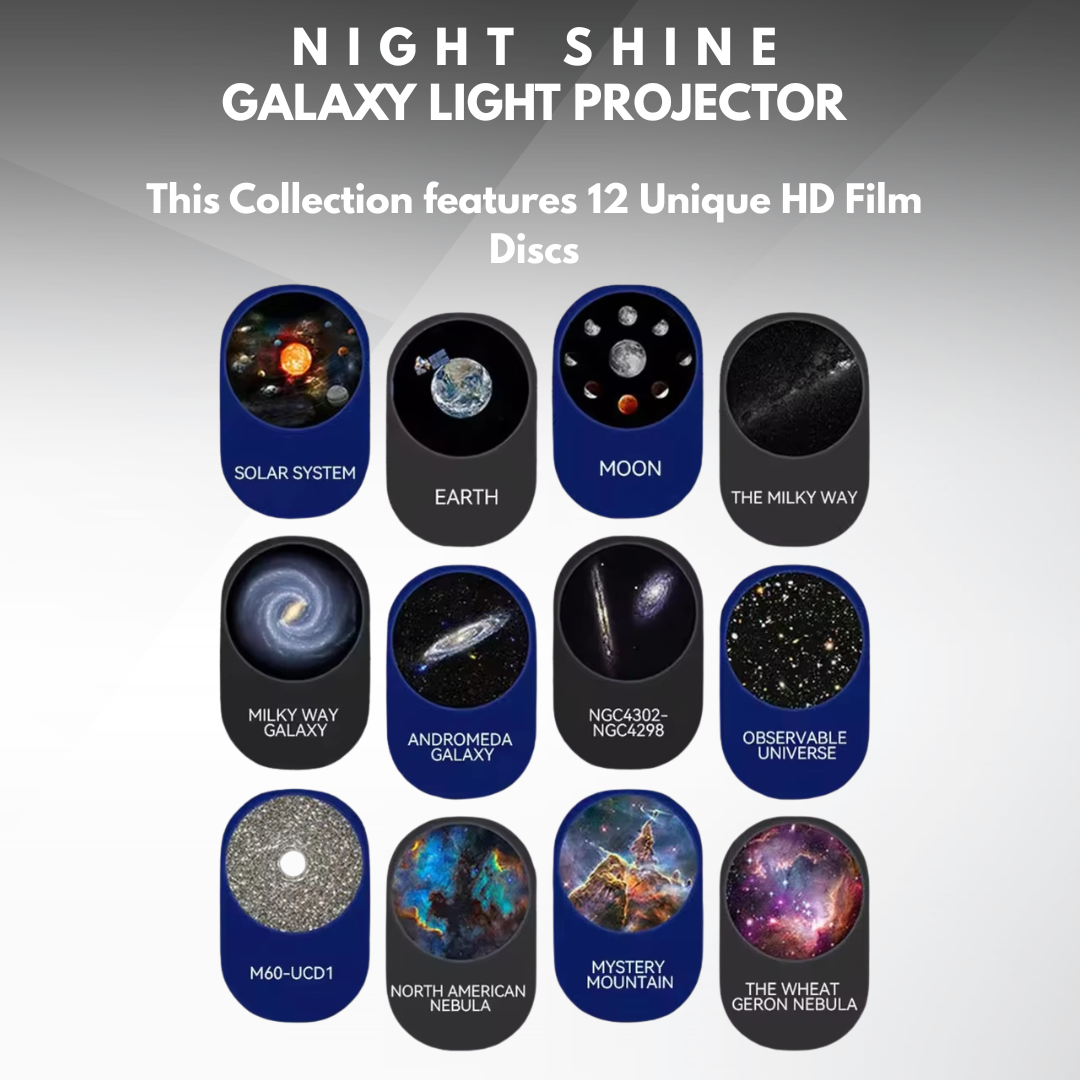 Night Shine Galaxy Light Projector