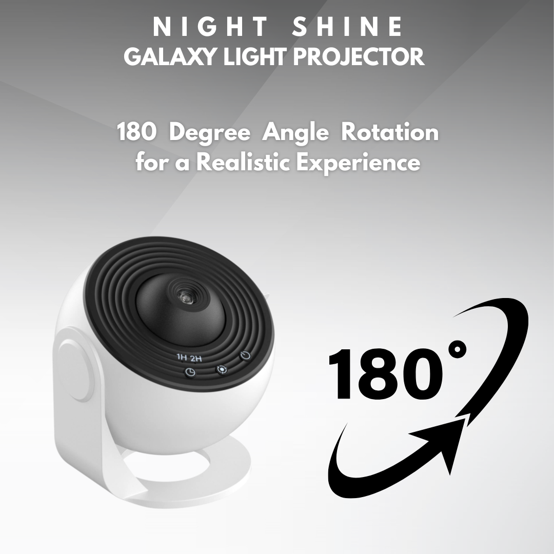 Night Shine Galaxy Light Projector