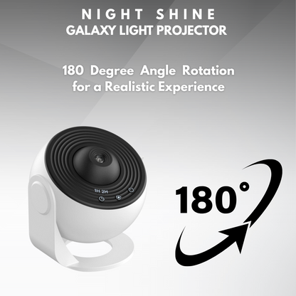 Night Shine Galaxy Light Projector