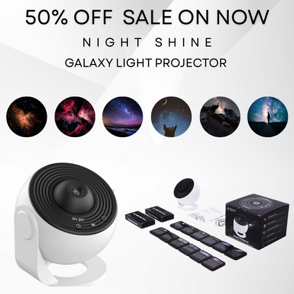Night Shine Galaxy Light Projector