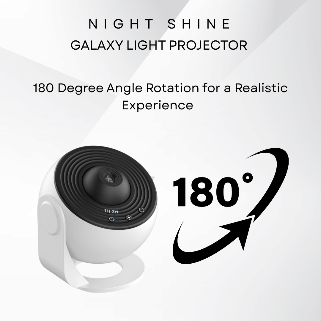 Night Shine Galaxy Light Projector