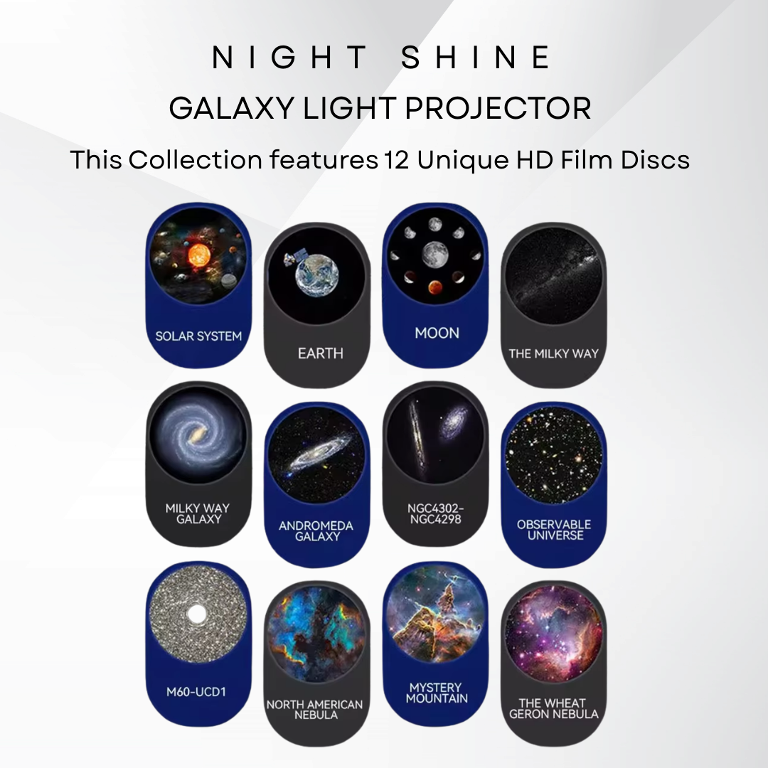 Night Shine Galaxy Light Projector